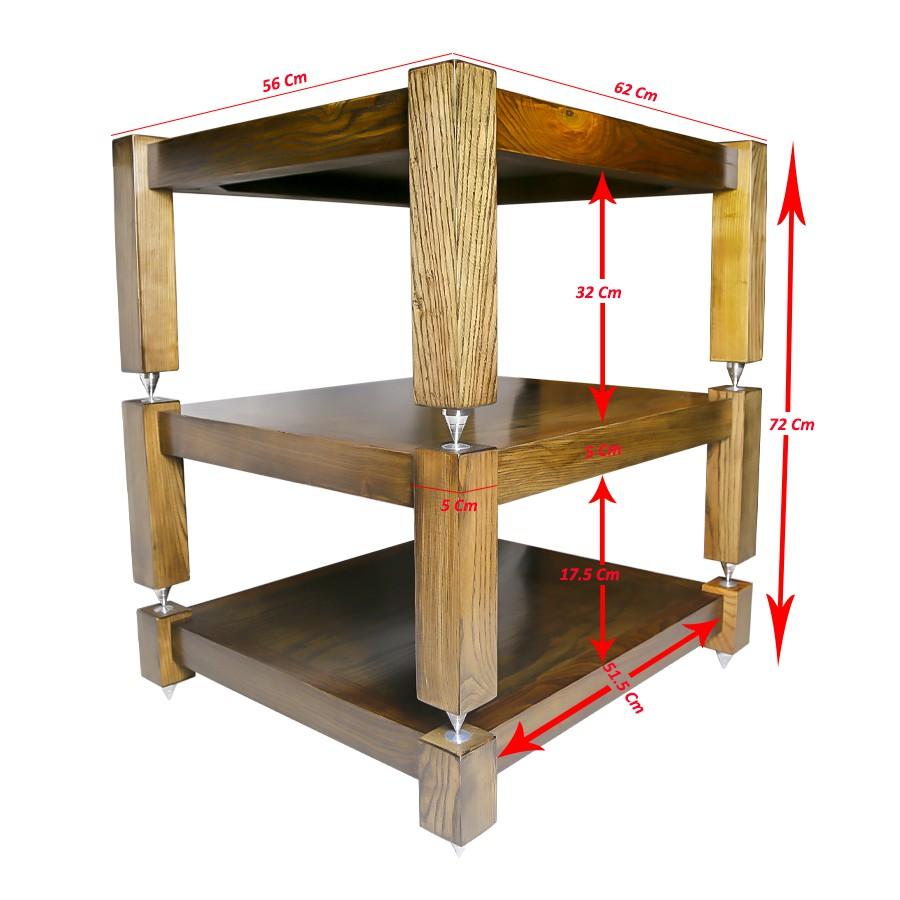 Kệ gỗ để âm ly/ Kệ để thiết bị âm thanh/ kệ âm ly gỗ sồi nga/ kệ âm thanh giá tốt nhất