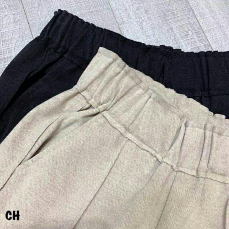 Quần jogger baggy nỉ lưng chun nam nữ