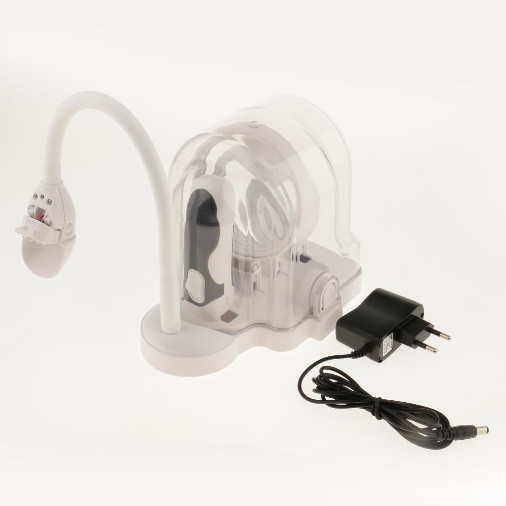 LED Helping Hand Magnifying Glass Handheld  2.5X 5X 16X EU Plug