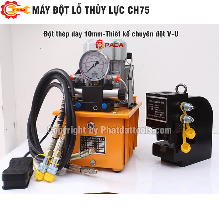 Máy Đột Lỗ Thủy Lực PADA CH75B