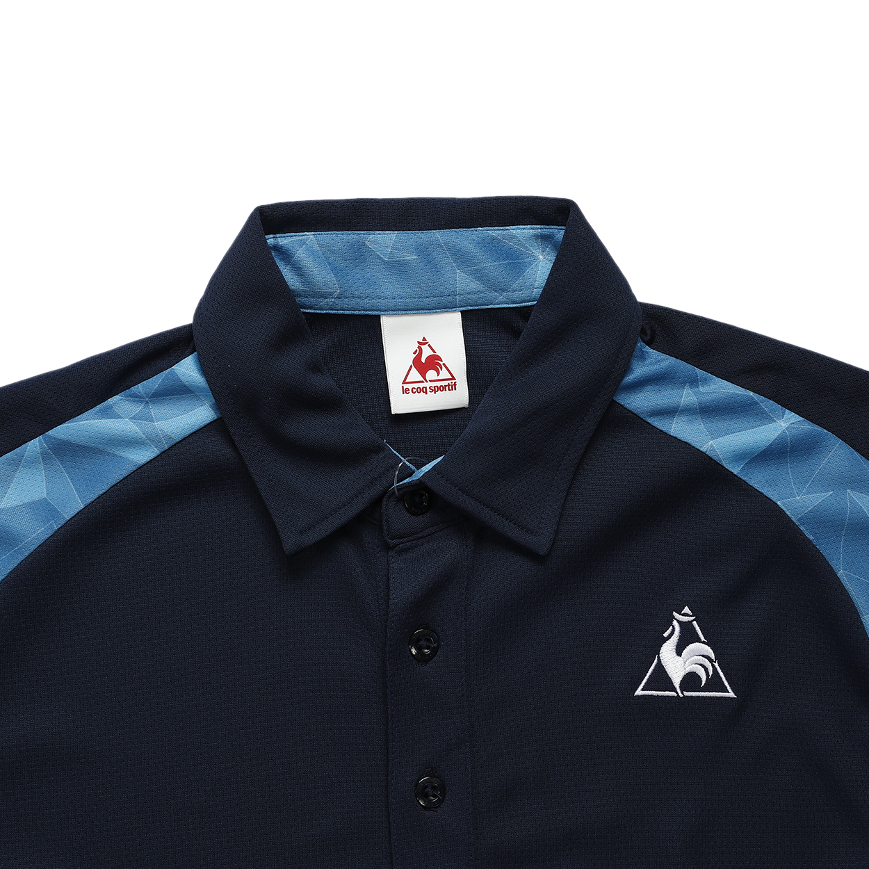 Áo Polo le coq sportif nam QMMPJA40-NVY