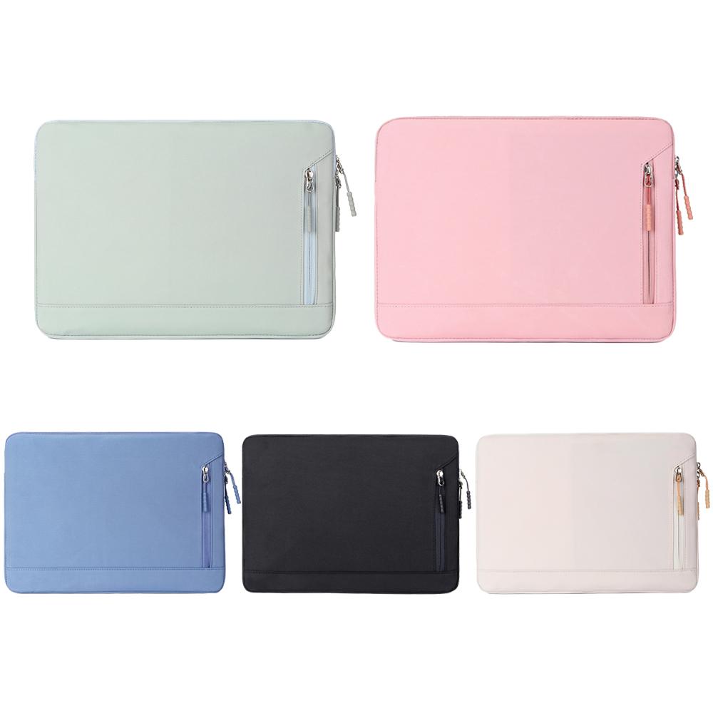 Mới Màu Trơn Phong Cách Retro Busines Túi Đựng Laptop MacBook Air Pro 13 15 13.3 14 15.6 Inch Đơn Giản thời Trang Máy Tính