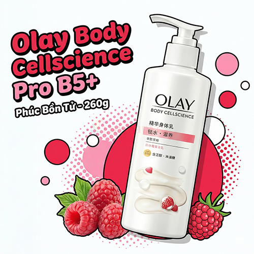 Sữa dưỡng thể dưỡng ẩm Olay Body Cellscience Pro B5+ (260g)