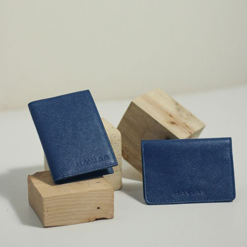 Couple Ví Harp &amp; Gapple Handcrafted Wallet Navy
