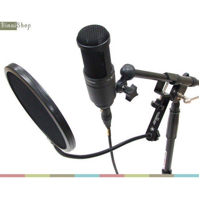 Audio-Technica AT2020 - Micro Thu Âm Condenser ( Tặng Shock Mount SM2020)- Hàng Chính Hãng