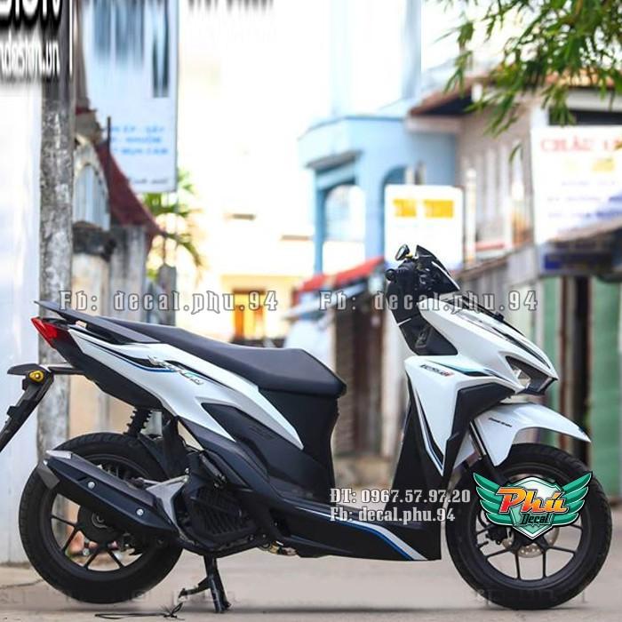 Tem rời Vario 150 xe trắng