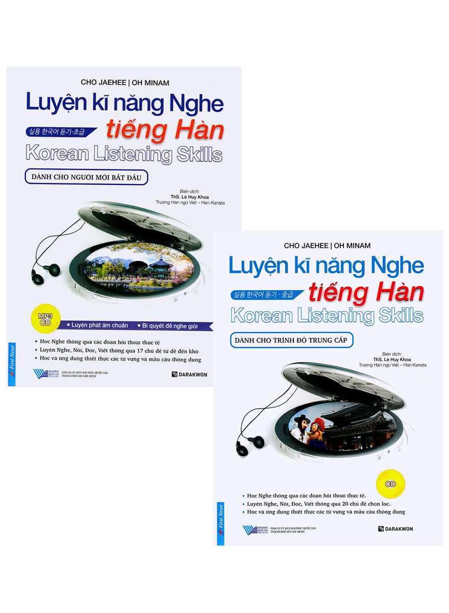 Luyện Kĩ Năng Nghe Tiếng Hàn (Dành Cho Người Mới Bắt Đầu - Dành Cho Trình Độ Trung Cấp) - FN