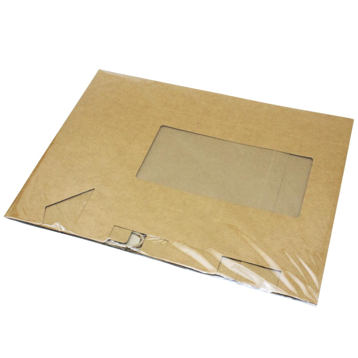 Hộp Xếp Kraft Quai Xách Kính - 32 x 18 x 10 cm - Linh Lan