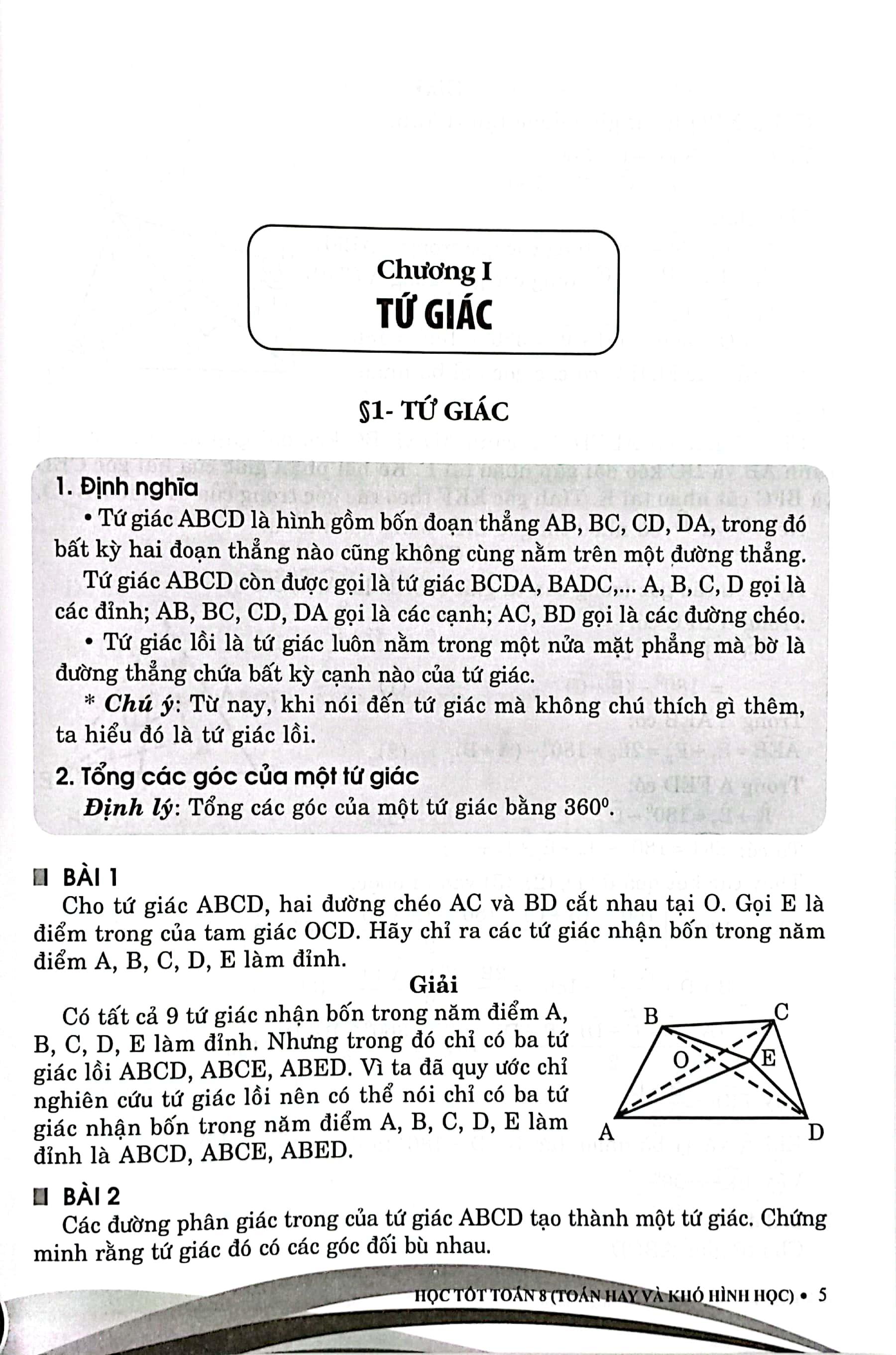 Học Tốt Toán 8 - Toán Hay Và Khó Hình Học (Theo Chương Trình Giáo Dục Phổ Thông Mới - Dùng Chung Cho Các Bộ SGK Hiện Hành)