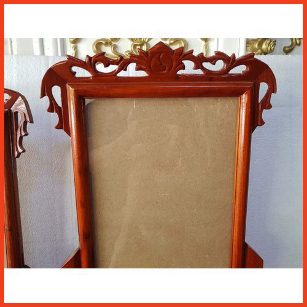 Khung ảnh thờ-khung hình thờ hoạ tiết hoa lá tây kt 25x35 cm