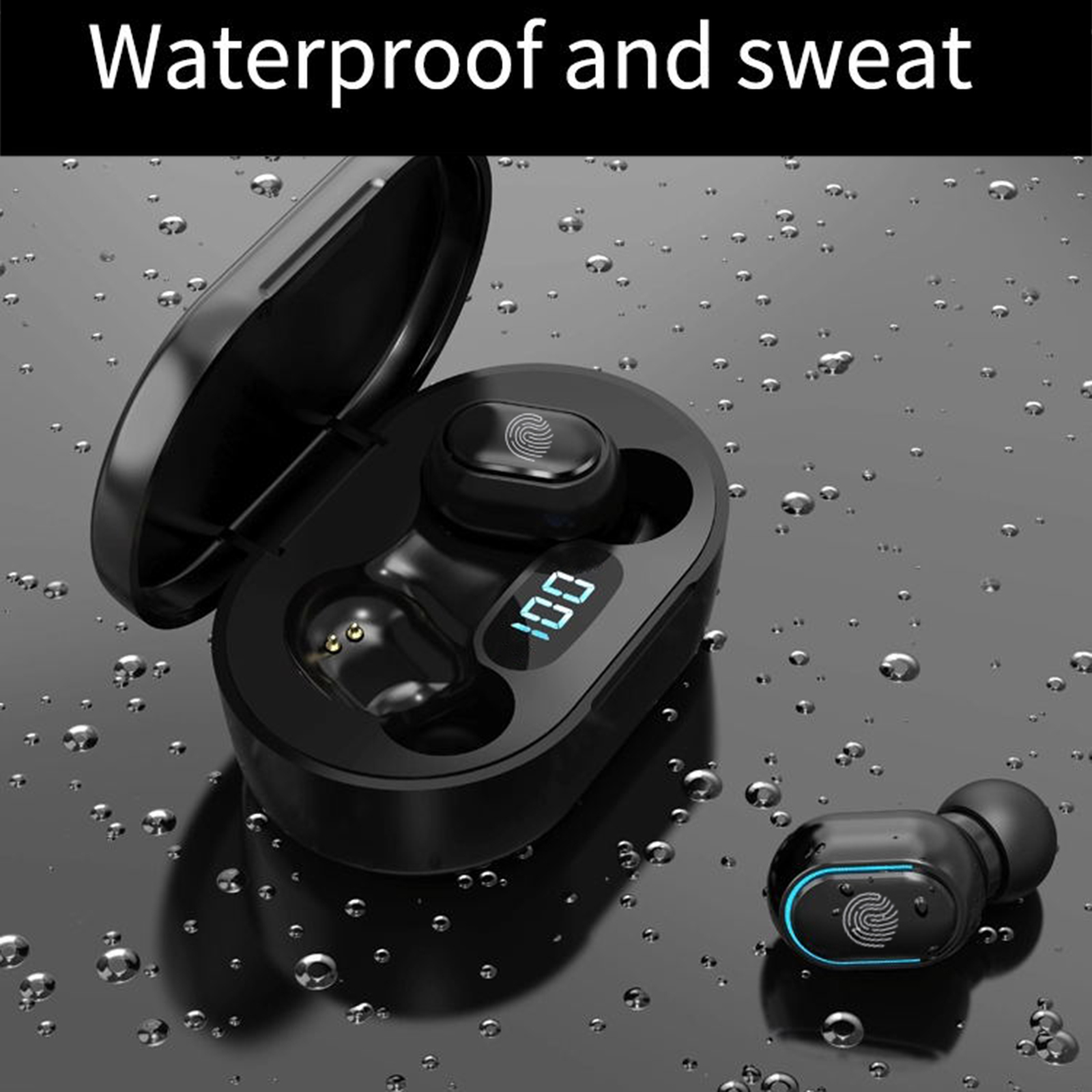 Tai Nghe Không Dây TWS Bluetooth 5.1 Với Mic Điều Khiển Cảm Ứng Chống Nước