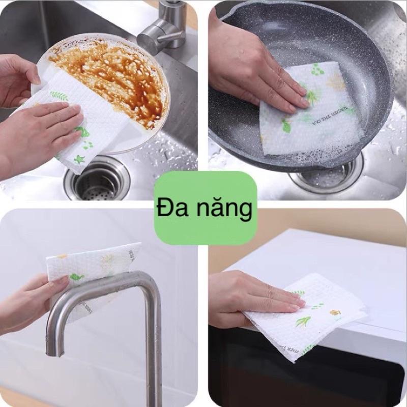 Giấy Lau Đa Năng - Khăn Lau Bếp, Lau Tay Có Thể Giặt Được