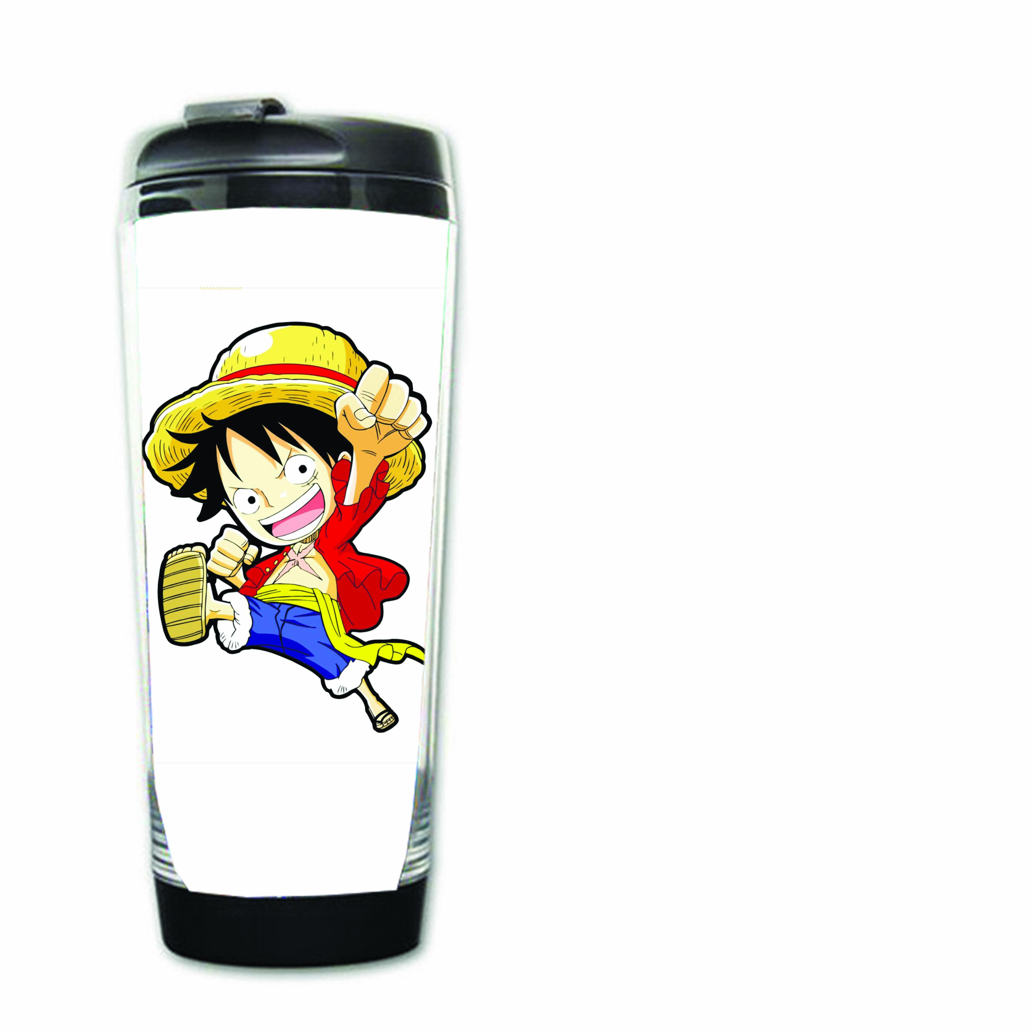 Bình đựng nước in hình Luffy One Piece anime