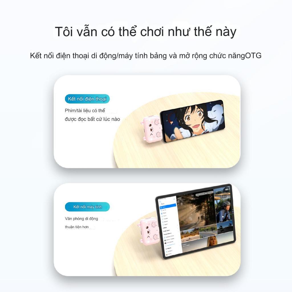 Bộ HUB TEEMO PC Chia 3 Cổng Hình Mèo USB Type C Dùng Cho Laptop Surface Macbook IPad Điện Thoại Smart Phone - Hàng Chính Hãng