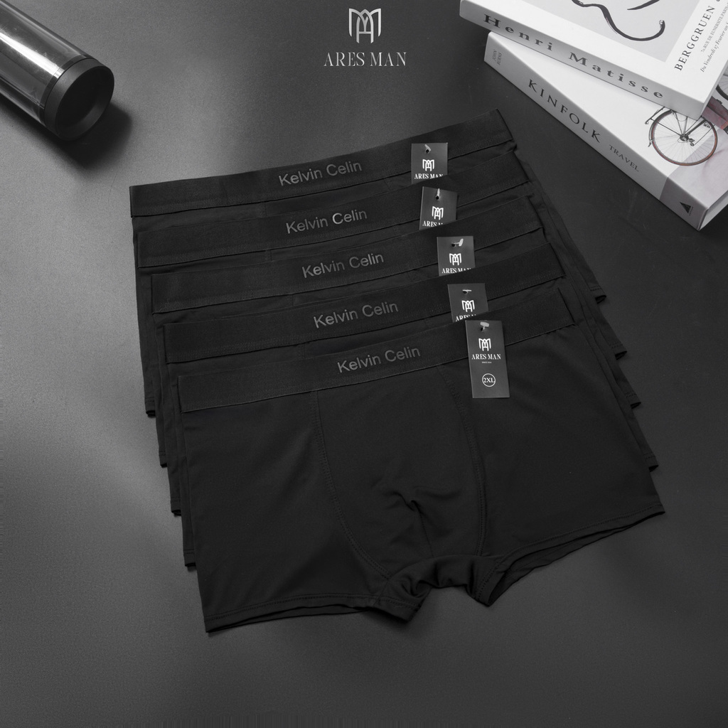Quần lót nam, combo quần boxer nam cao cấp chất thun lạnh kháng khuẩn co giãn 4 chiều phong cách nam tính - KELVIN CELIN