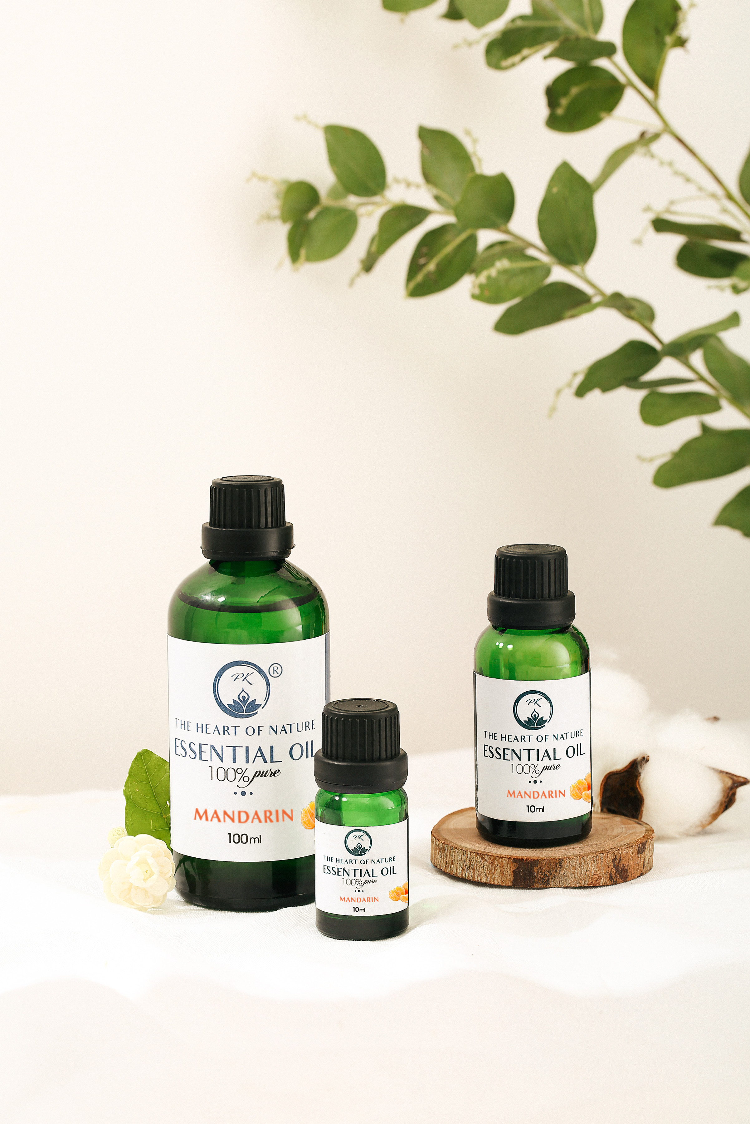 Tinh Dầu Cao Cấp Quýt PK 10ML - Tinh Dầu Quýt Thơm Phòng, Đuổi Muỗi, Thư Giãn - Chứng Nhận Hữu Cơ Organic FDA Hoa Kỳ duy nhất Việt Nam