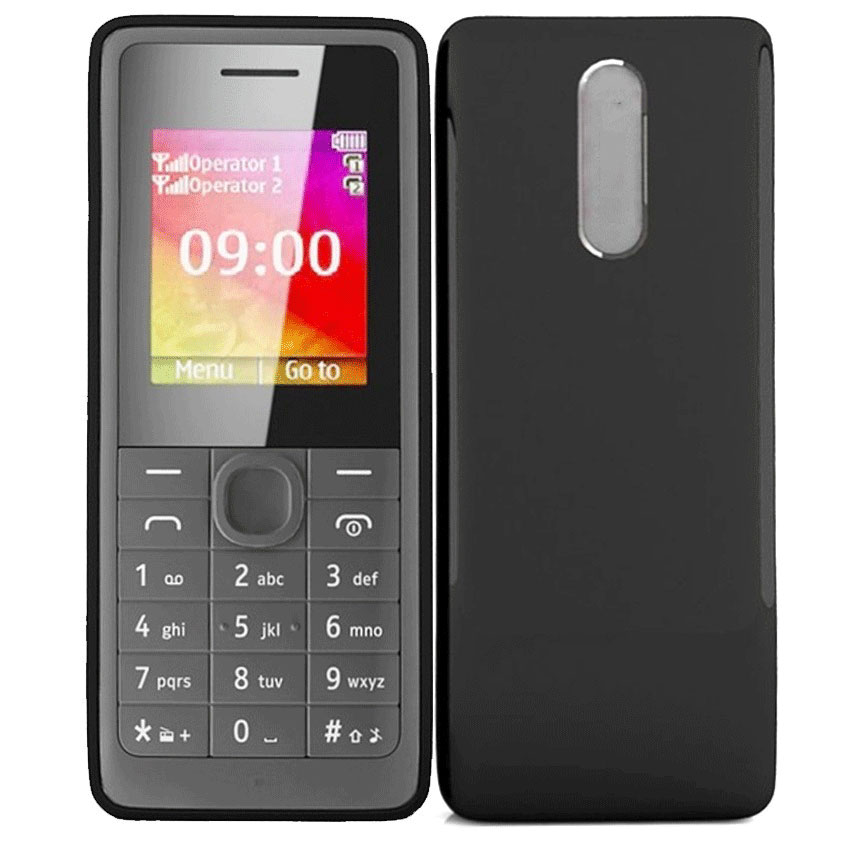 Điện Thoại 107 2 Sim, Kèm Pin 5C Và Sạc Chui Nhỏ