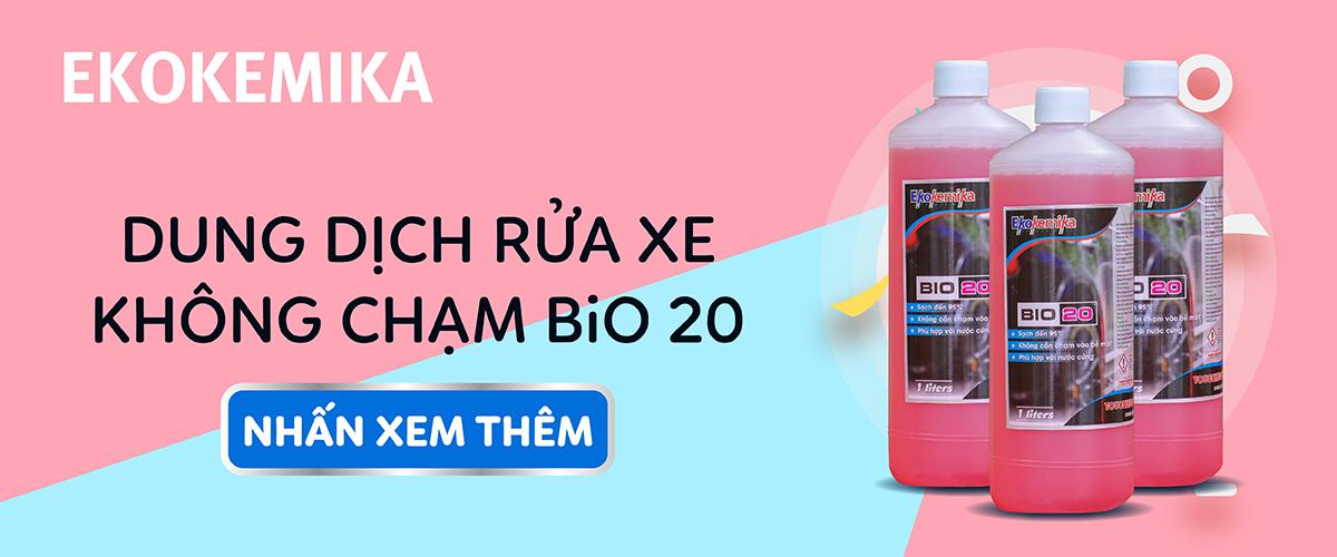 NƯỚC RỬA Ô TÔ KHÔNG CHẠM EKOKEMIKA ITALY BIO 20-1L