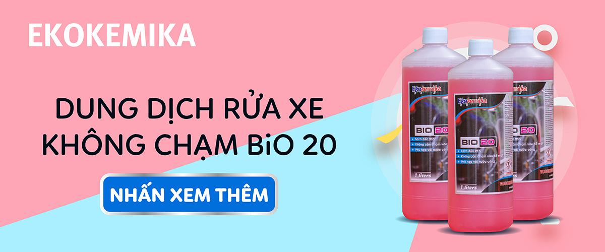 NƯỚC RỬA  Ô TÔ  KHÔNG CHẠM EKOKEMIKA ITALY BIO 20-1L