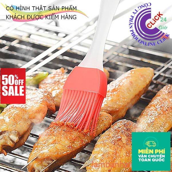 Chổi Quét Dầu - Cọ Quét Dầu Ăn, Quét Mỡ, Phết Mặt Bánh Bằng Silicon Chịu Nhiệt - Hàng Cao Cấp