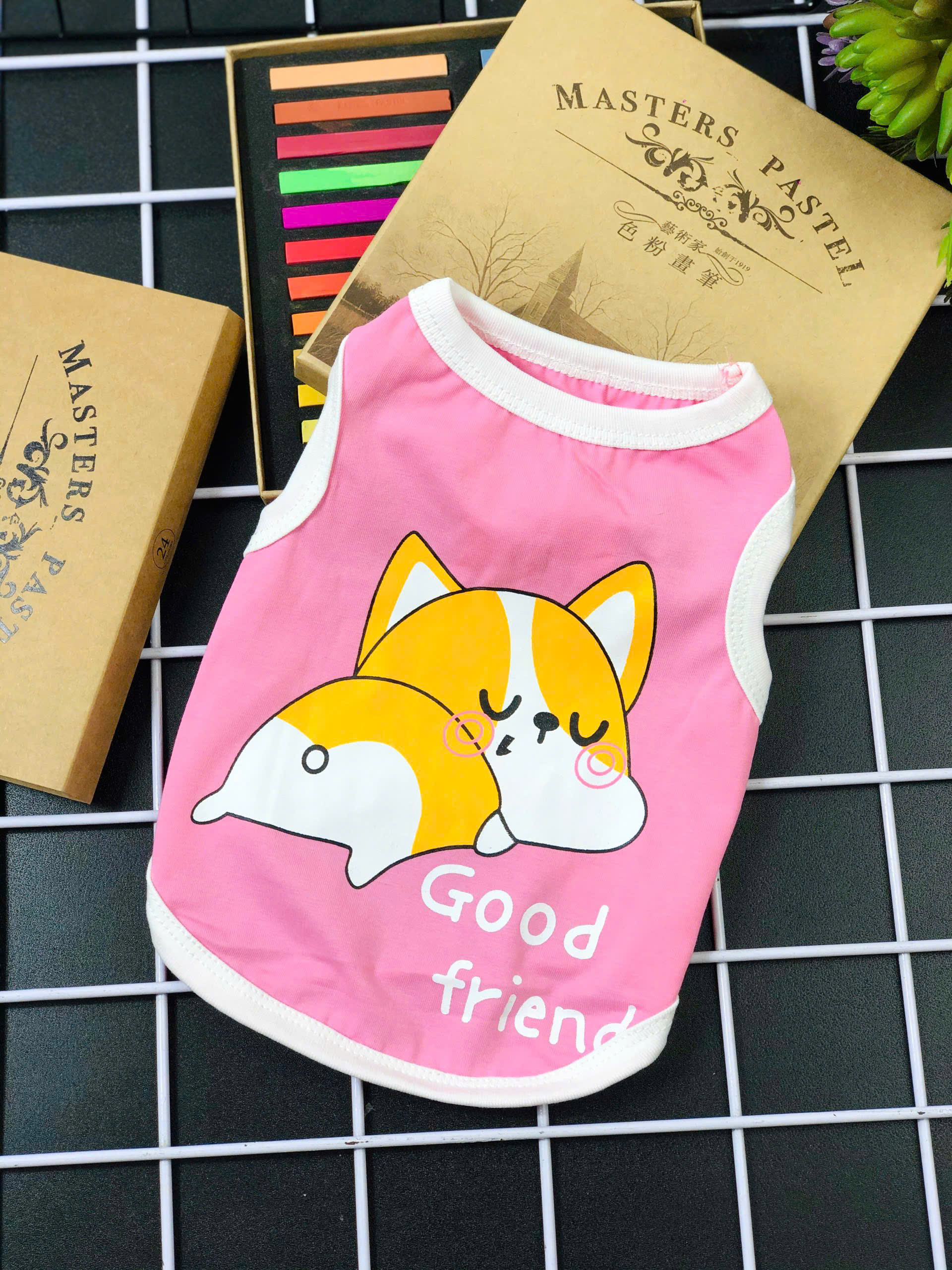 ÁO BA LỖ CORGI DÀNH CHO THÚ CƯNG CHÓ MÈO
