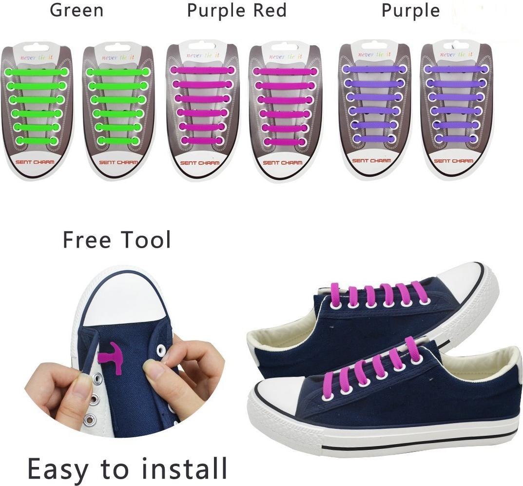 Dây giày cao su V-tie Shoelace loại Nhám từ silicon