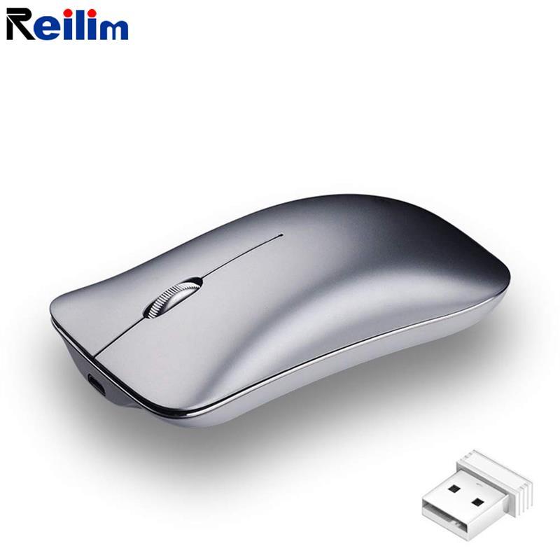 PM9 Hợp Kim Nhôm Chuột Không Dây Sạc Yên Tĩnh Văn Phòng Trò Chơi Dễ Thương Cho MacBook ASUS Lenovo Laptop