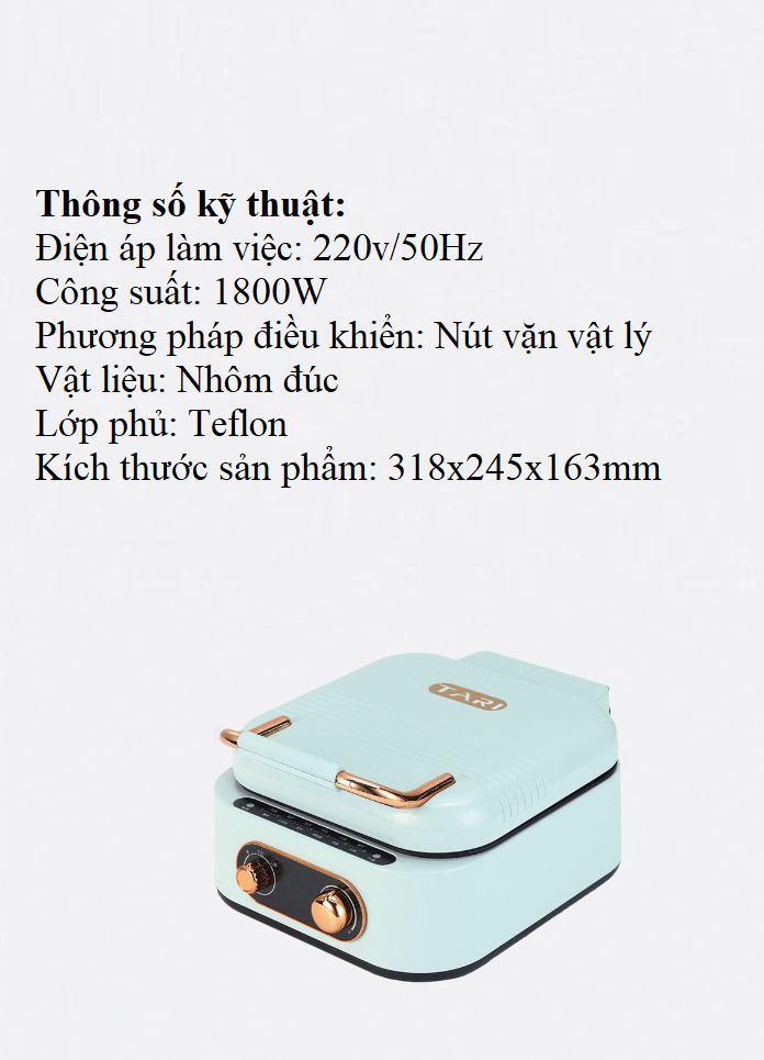 Chảo nướng điện 2 mặt đa dụng Electric Griddle Baking Pan Deepen Cooker Double-side 1800W