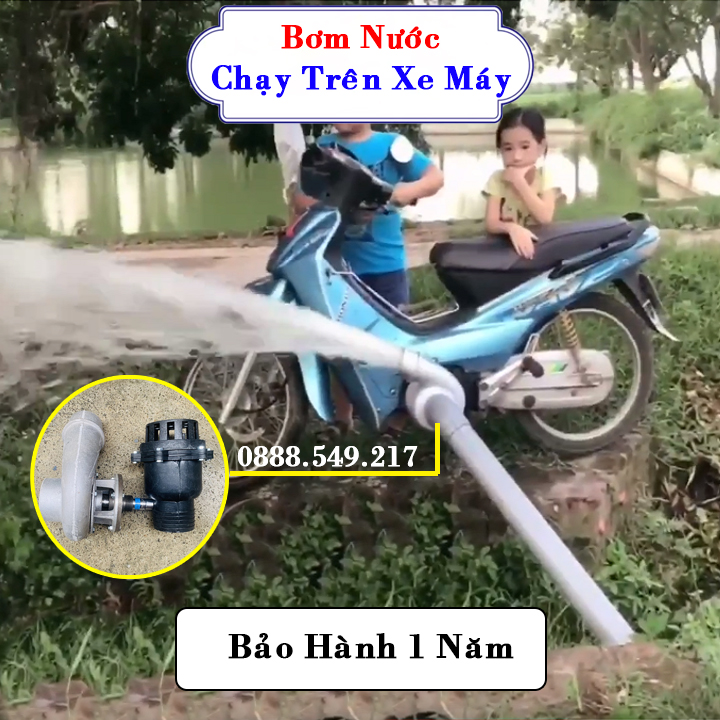 Bơm Nước Gắn Xe Máy Đầu Ra Vào 76 Chất Lượng