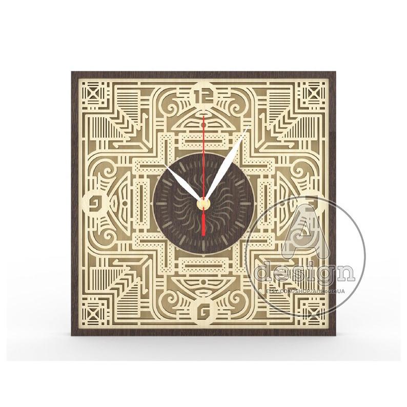 Đồng hồ gỗ treo tường decor trang trí