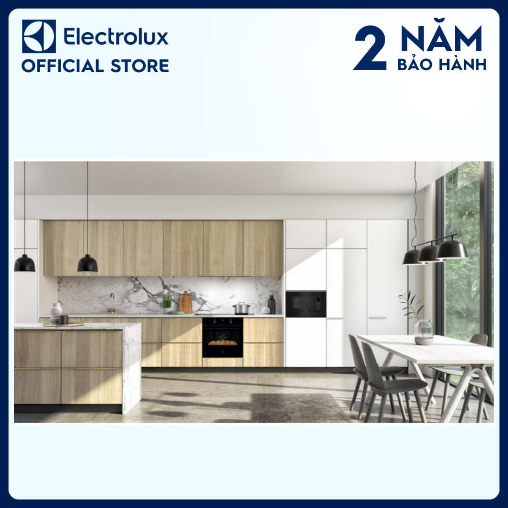 Lò vi sóng âm Electrolux tích hợp nướng đối lưu UltimateTaste 900 30L EMSB30XCF, Rã đông nhanh chóng [Hàng chính hãng]