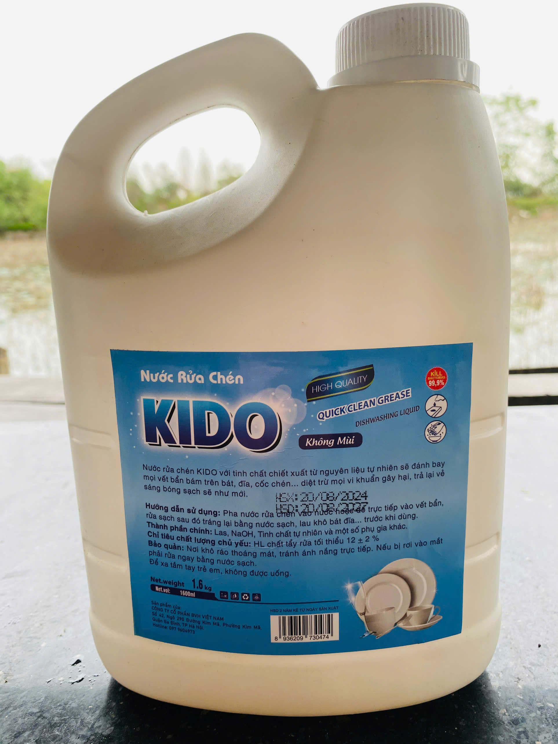 Nước Rửa Chén KIDO Không Mùi 1,6 Lít - Lựa Chọn Tối Ưu Cho Gia Đình Bạn