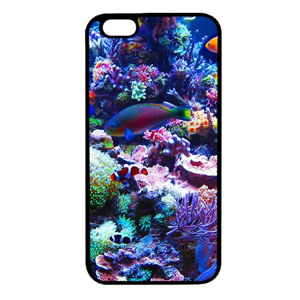 Ốp lưng cho điện thoại Iphone 6 Plus biển và cá   - Hàng chính hãng
