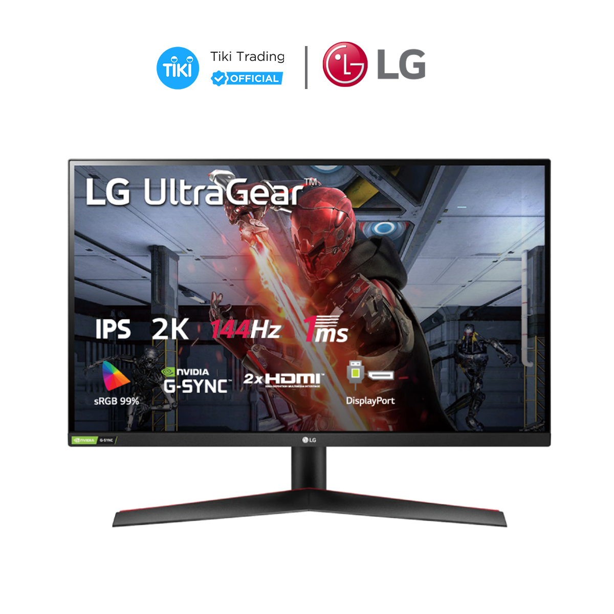 Màn hình máy tính LG UltraGear 27'' IPS QHD 144Hz 1ms NVIDIA G-SYNC Compatible HDR 27GN800-B - Hàng Chính Hãng