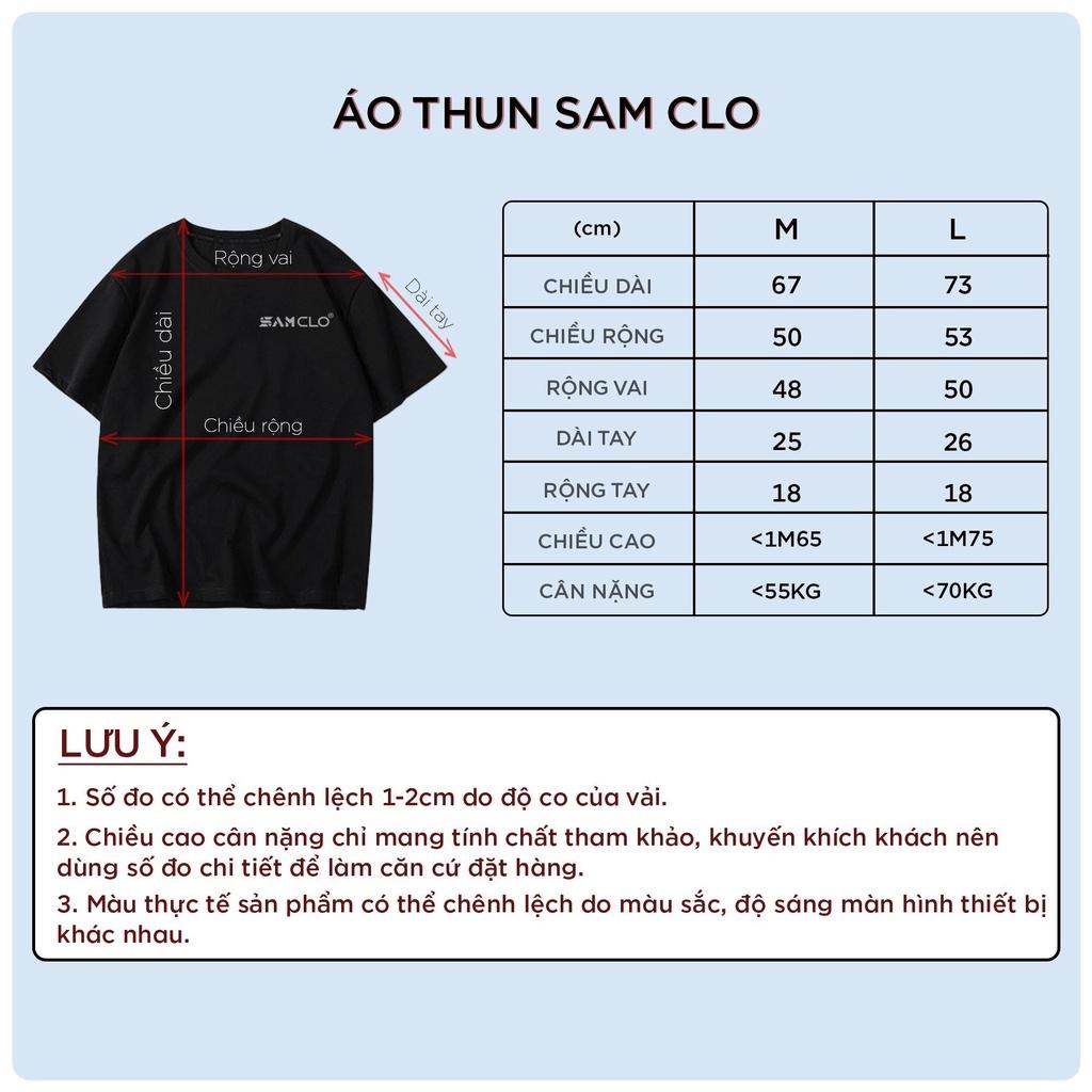 Áo thun tay lỡ nữ SAM CLO freesize phông form rộng dáng Unisex - mặc cặp, nhóm, lớp in hình chữ MIAMI 1925