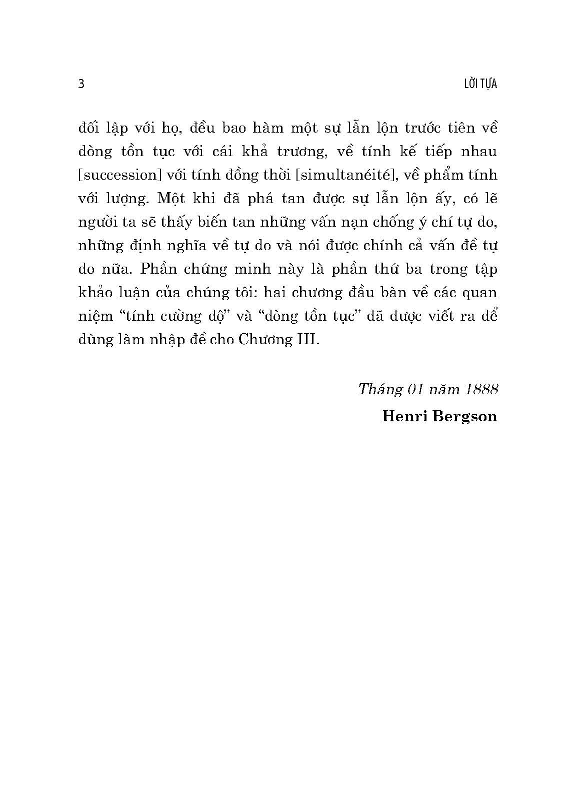 Ý Thức Luận (Essai Sur Les Données Immédiates De La Conscience) - Henri Bergson; Cao Văn Luận dịch; Phạm Anh Tuấn hiệu chú (Tái bản 2024)