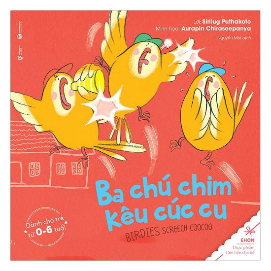 Sách - Ehon - Ba Chú Chim Kêu Cúc Cu