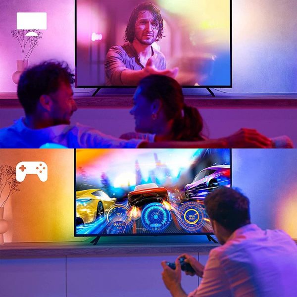 Đèn LED dây Philips Hue Play Gradient Lightstrip For TV - Đèn RGB cao cấp 16 triệu màu đồng bộ màn hình - Hàng Chính Hãng