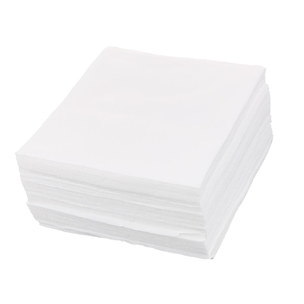 450Pcs Cleanroom Wiper Dustless Fiber Cloth Non-woven White 15x15CM 6''