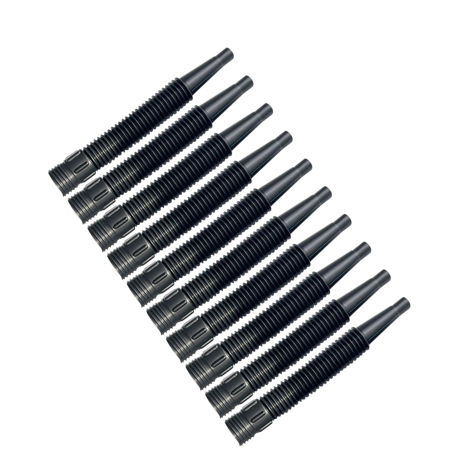 10x Spout Extension Gas Oil Hose Tube Replacement Car Engine Refueling Funnel Multifunctional Universal Motorcycle Automotive Oil Funnel