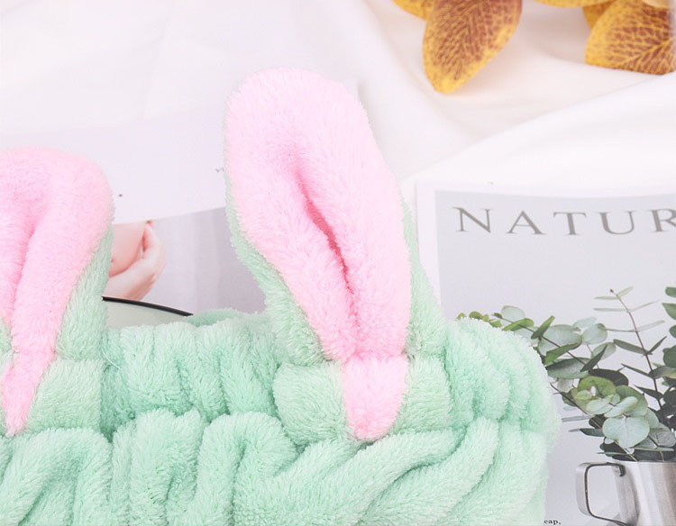 Băng đô vải nhung turban, bờm cài tóc hình tai thỏ dễ thương và bắt mắt BD17
