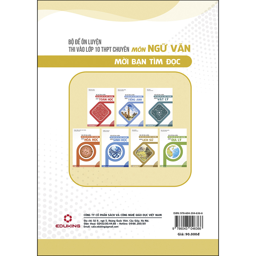 Bộ Đề Ôn Luyện Thi Vào Lớp 10 Thpt Chuyên Môn Ngữ Văn