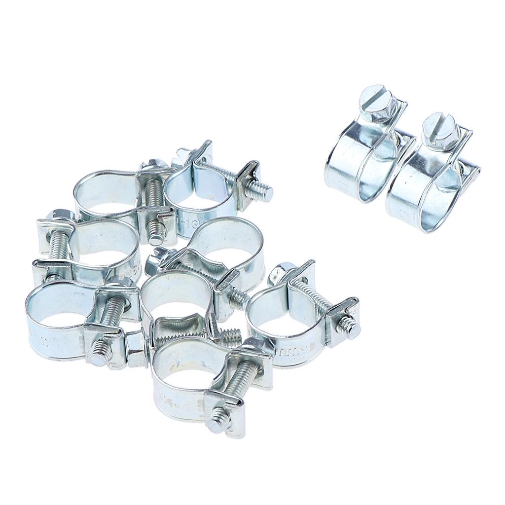 20x Spring Hose Pipe Clips Clamps Fuel Water Line Worm Clip Ø 11 - 13mm