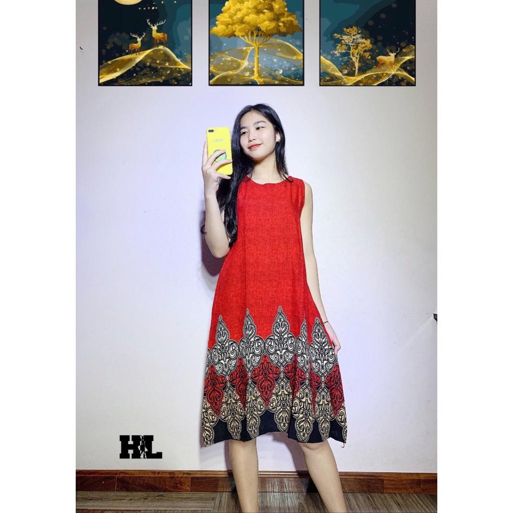 Váy lanh suông A