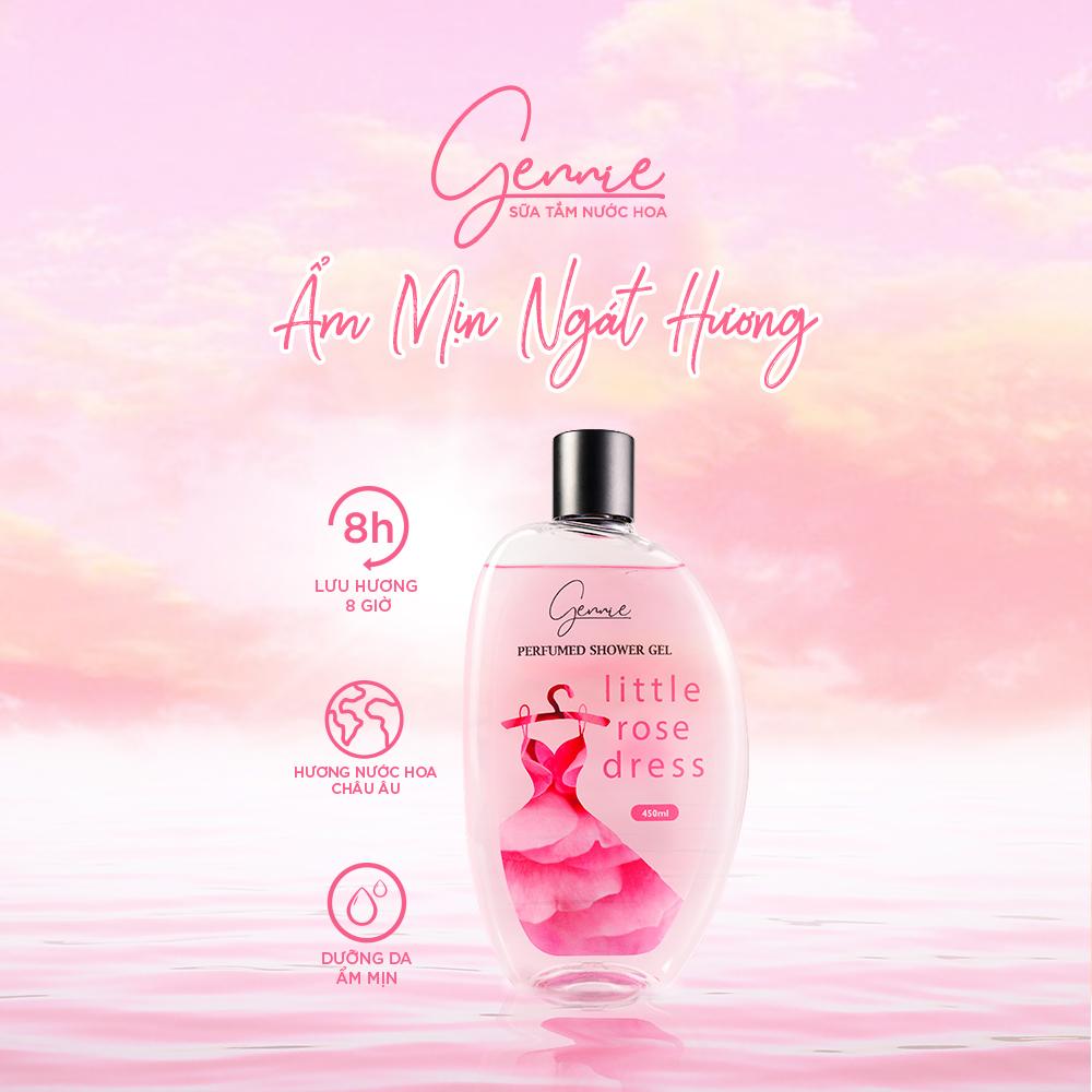 Sữa Tắm Nước Hoa Gennie Little Red Dress Shower Gel Ngọt Ngào và Ngây Thơ 450ml