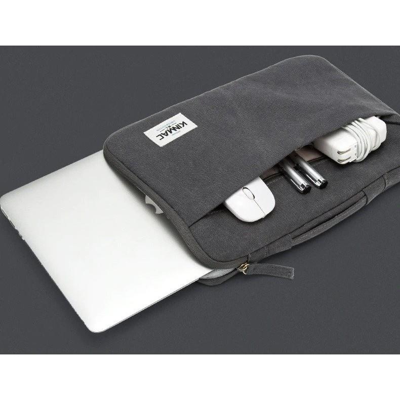 Túi chống sốc KINMAC dành cho macbook laptop có quai xách-Chống sốc tốt-Không thấm nước - Hàng Chính Hãng