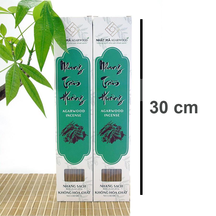 Combo 3 hộp Nhang trầm hương, nhang trầm sạch Nhật Mã Agarwood - Loại 1 - Hương thơm ngọt, dễ chịu