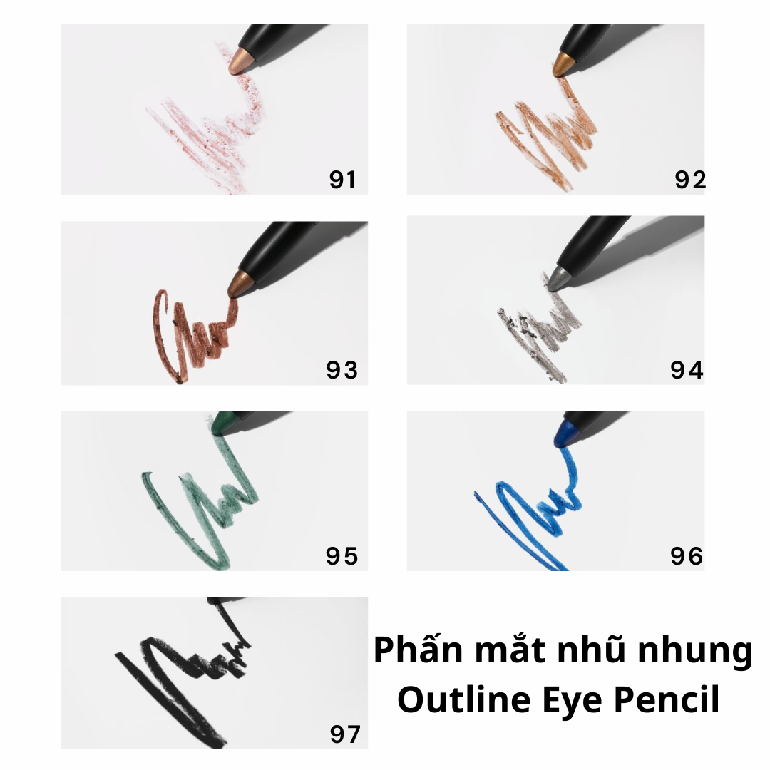 Phấn mắt nhũ nhung mịn dạng bút Outline Eye Pencil INGLOT