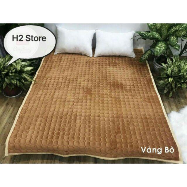 Ga nỉ nhung trải giường kt 2mx2.2m loại dày dặn