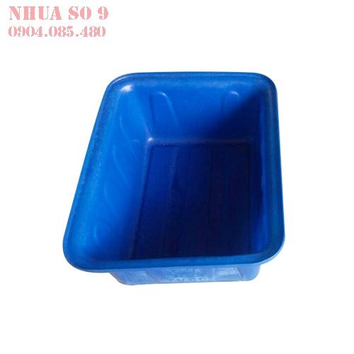 Thùng chữ nhật xanh 100 lít nuôi cá, trồng cây, đựng nước, hải sản, linh kiện phế liệu